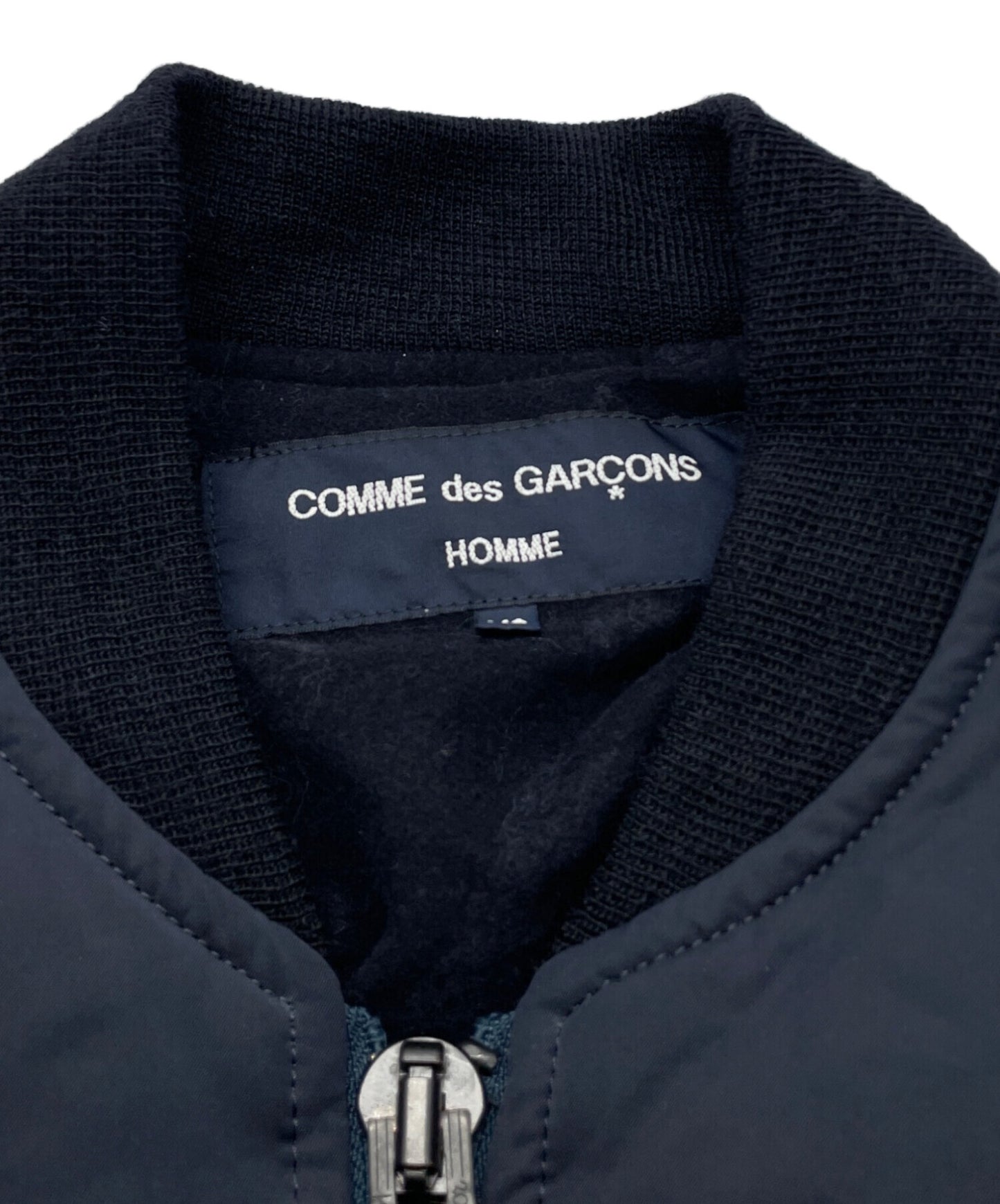 [Pre-owned] COMME des GARCONS HOMME Cotton Ester Nylon Twill MA-1 Type Down Jacket HT-J034