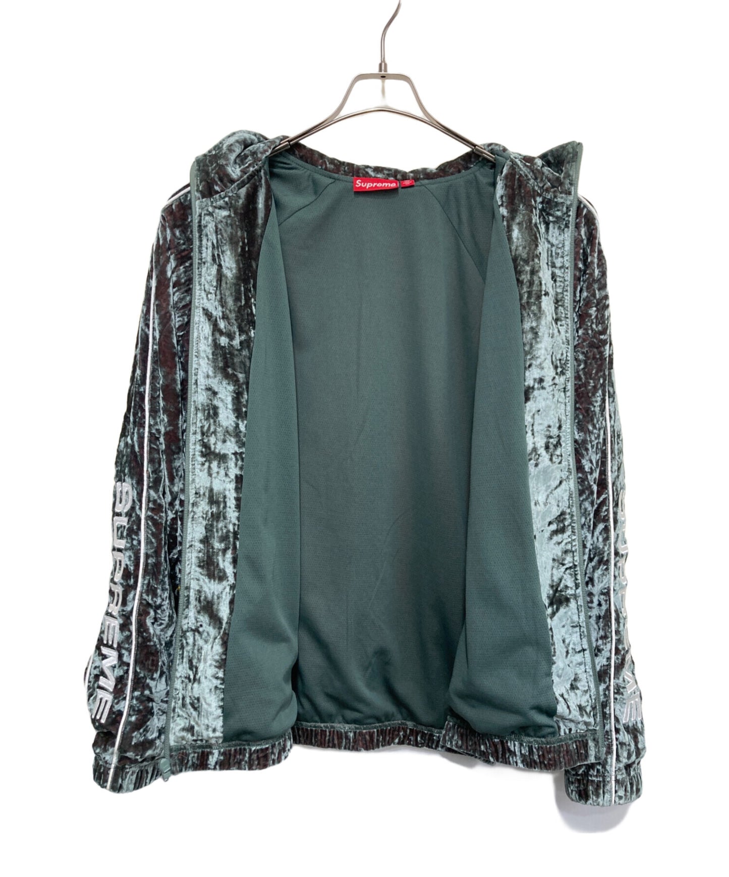 [Pre-owned] SUPREME Crushed Velvet Track Jacket / 23AW
