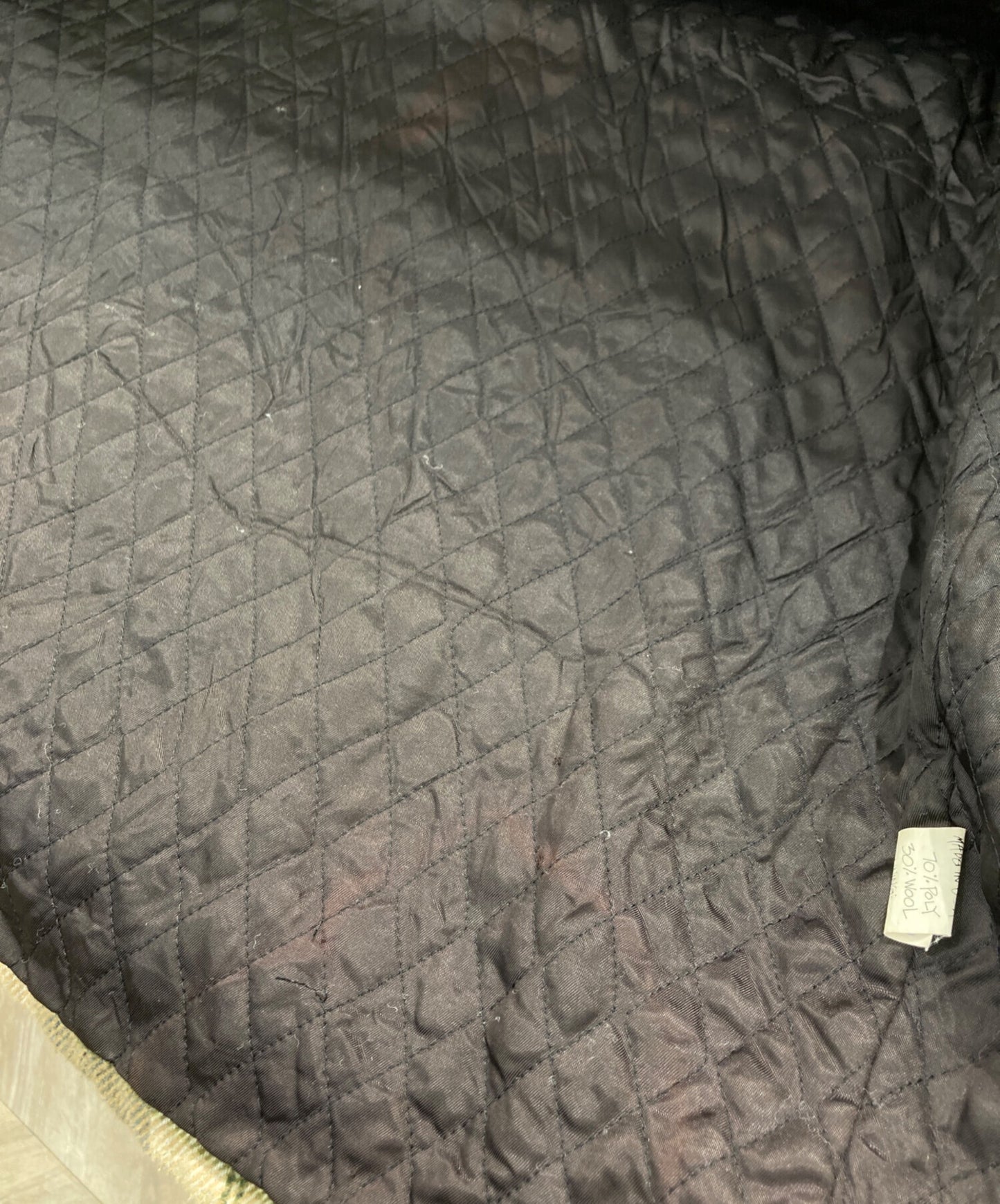 [Pre-owned] stussy 90's Checked Wool Jacket