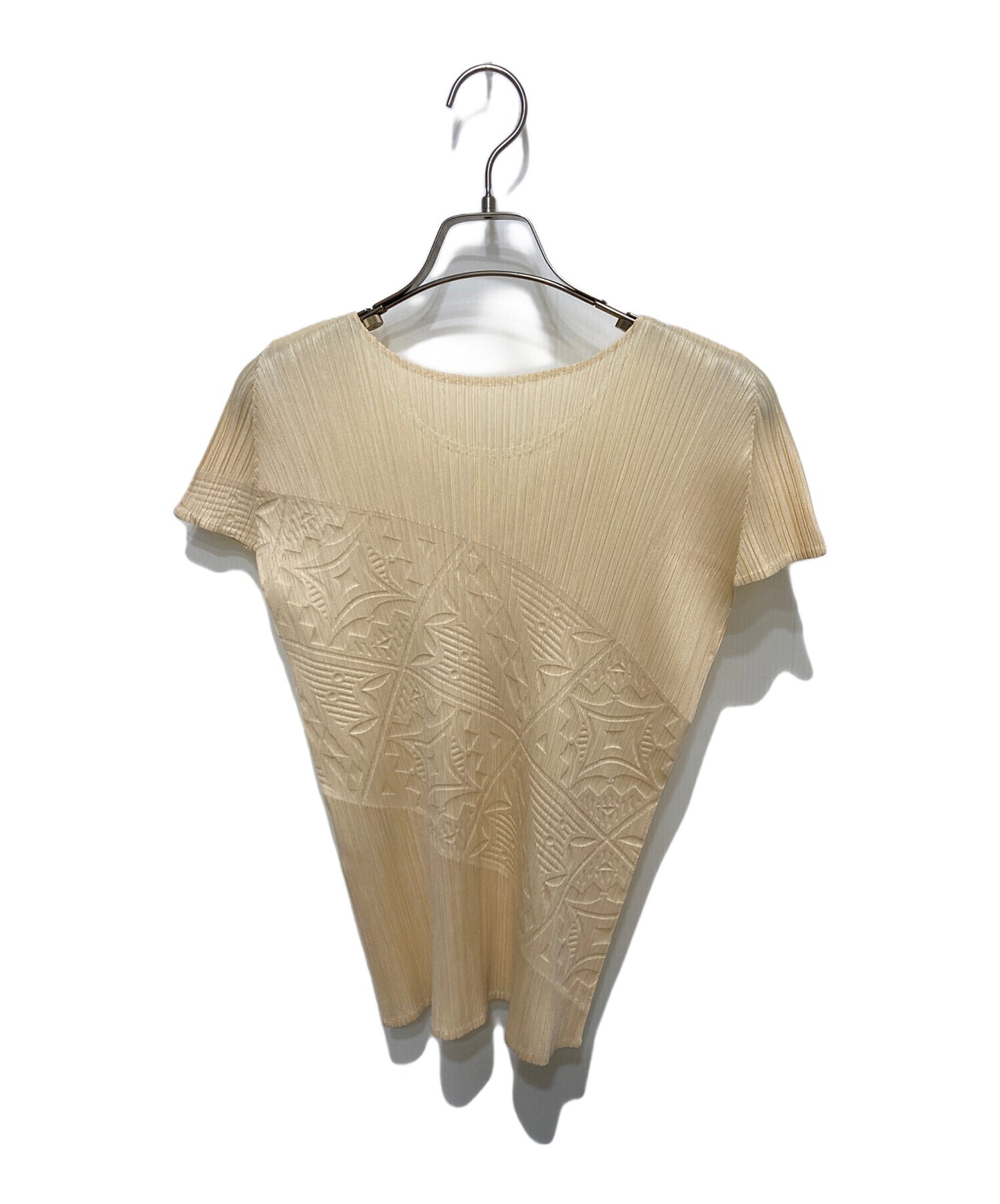 [Pre-owned] PLEATS PLEASE Embossed, stamped, pleated cut and sewn PP21-JK614