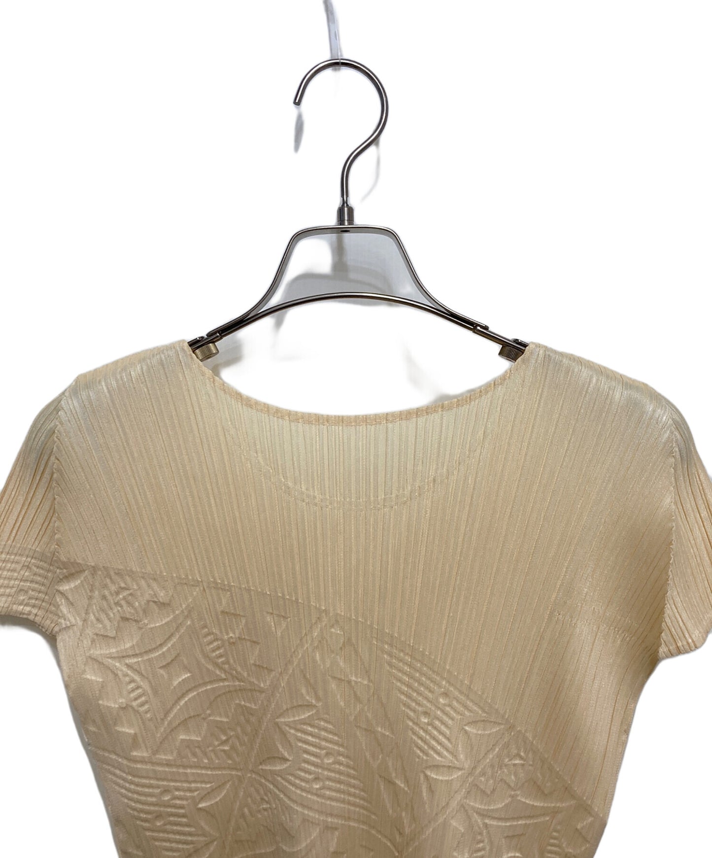 [Pre-owned] PLEATS PLEASE Embossed, stamped, pleated cut and sewn PP21-JK614