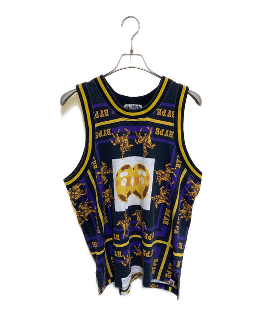 [Pre-owned] A BATHING APE Tank top with a full pattern 001CSh301008X