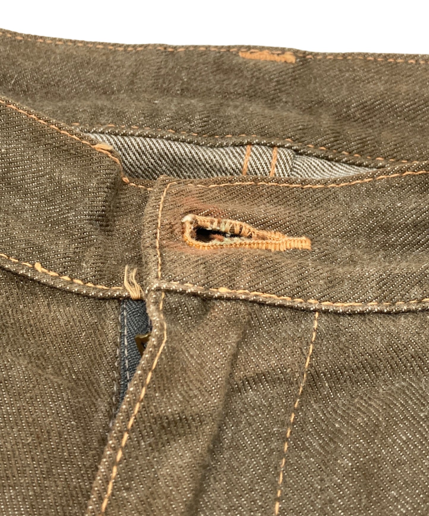 [Pre-owned] A BATHING APE Double Knee Denim Pants / Painter Denim Pants