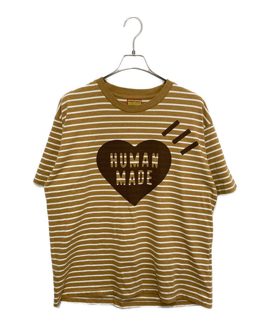 [Pre-owned] HUMAN MADE HEART STRIPED T-SHIRT HM29CS031