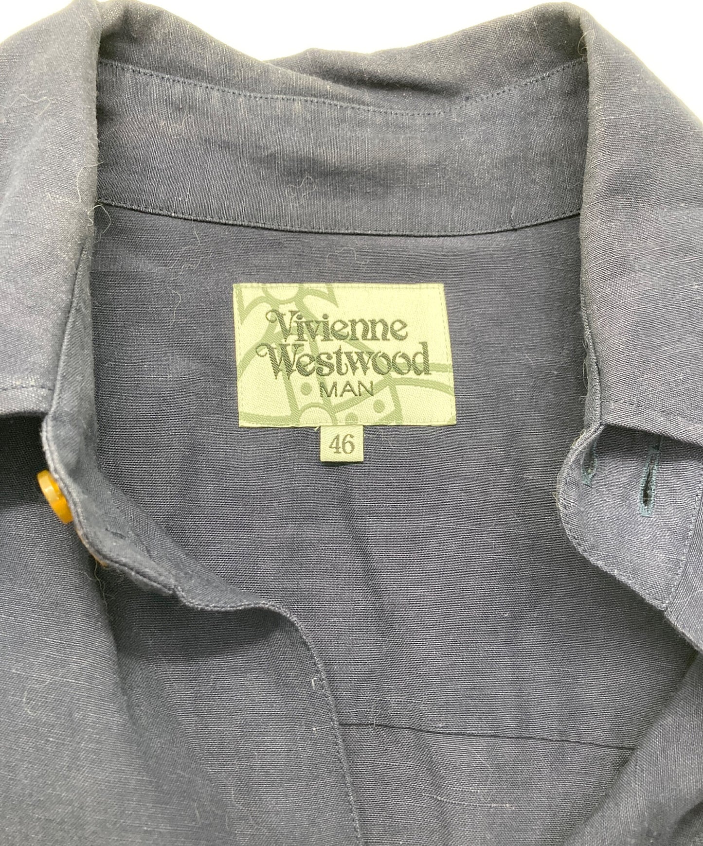 [Pre-owned] Vivienne Westwood man Orb Embroidery Deformation Long Shirt Coat VW-WR-73368