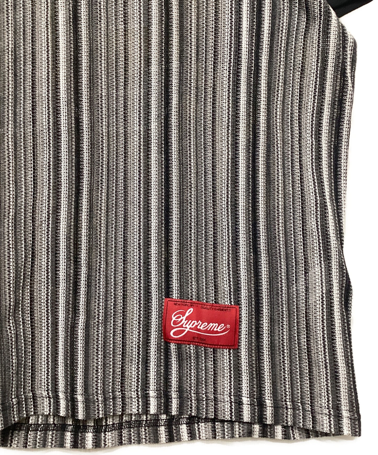 [Pre-owned] SUPREME Open Knit Football Top T-shirt
