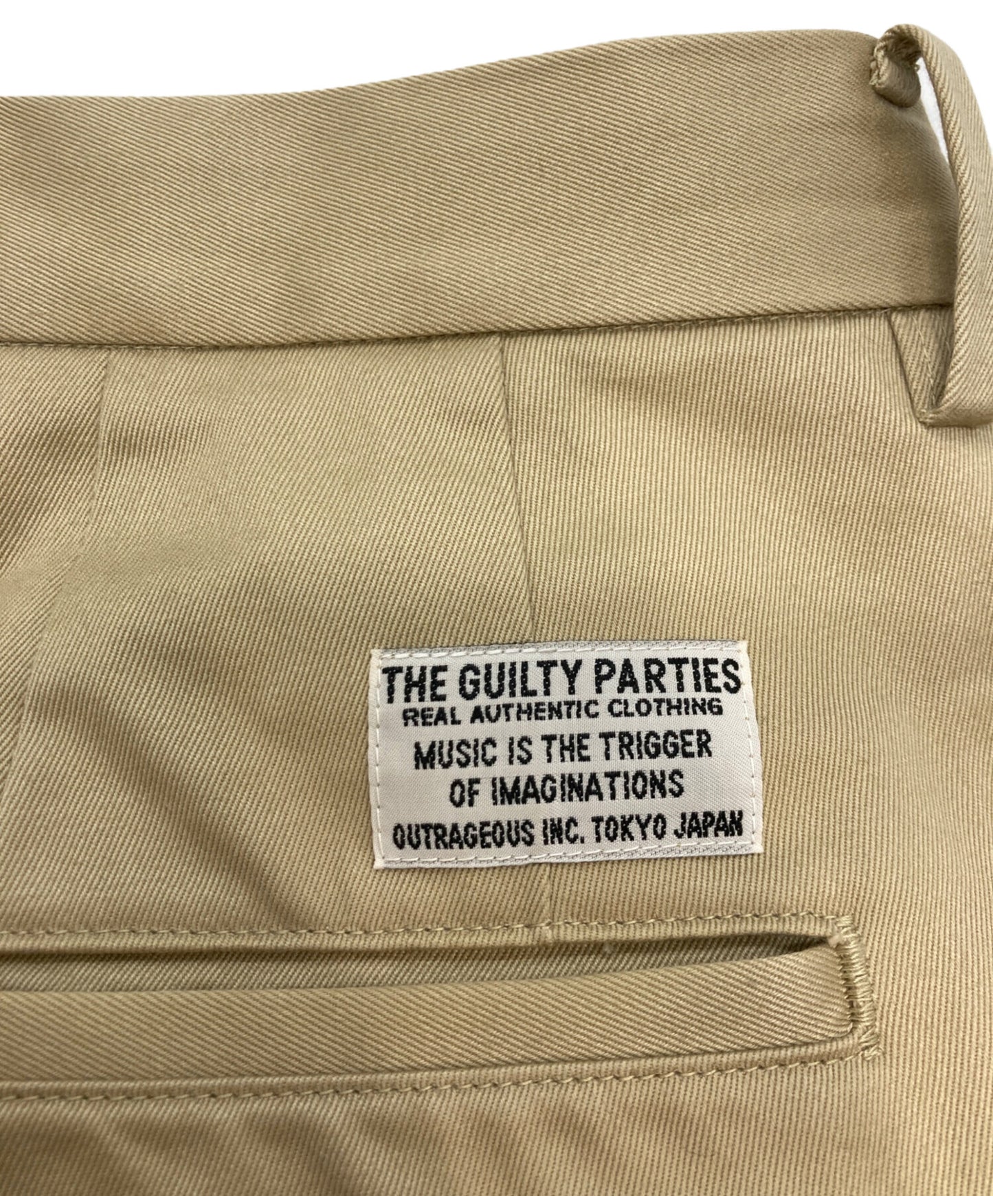 [Pre-owned] WACKO MARIA 2-tuck chinos