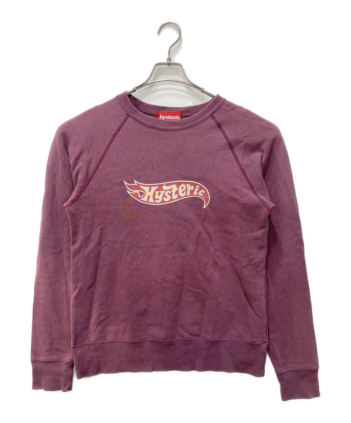 [Pre-owned] Hysteric Glamour Fire Logo Raglan Sweatshirt 2CS-4870