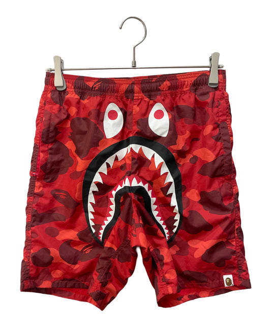 [Pre-owned] A BATHING APE COLOR CAMO SHARK BEACH SHORTS 001SPI301016M