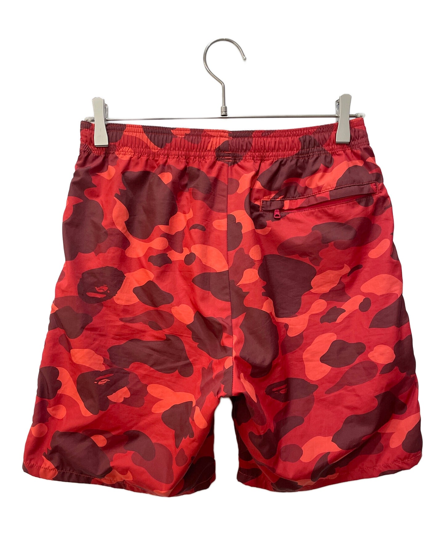 [Pre-owned] A BATHING APE COLOR CAMO SHARK BEACH SHORTS 001SPI301016M