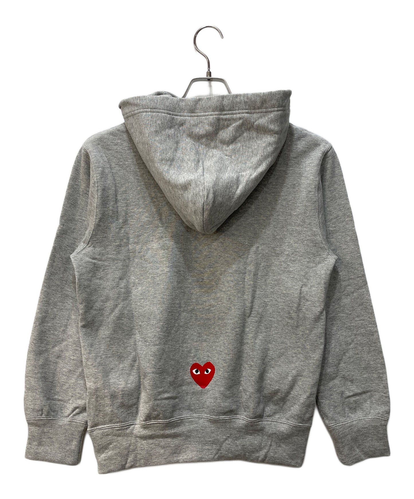 [Pre-owned] PLAY COMME des GARCONS Heart Print Pullover Hoodie AE-T104