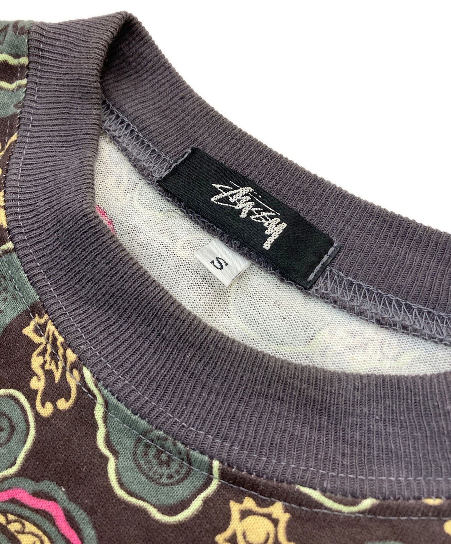[Pre-owned] stussy Full-patterned Tee