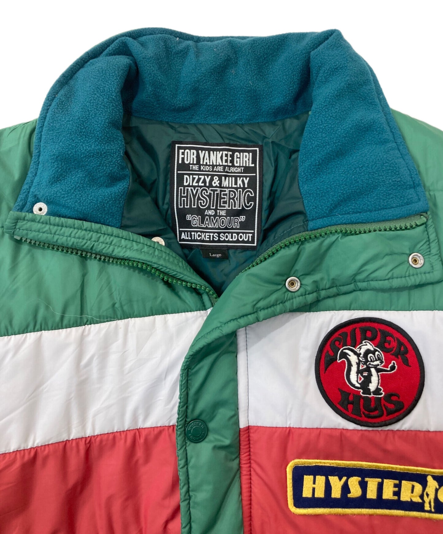 [Pre-owned] Hysteric Glamour RACING applique cotton jacket 02223AB04