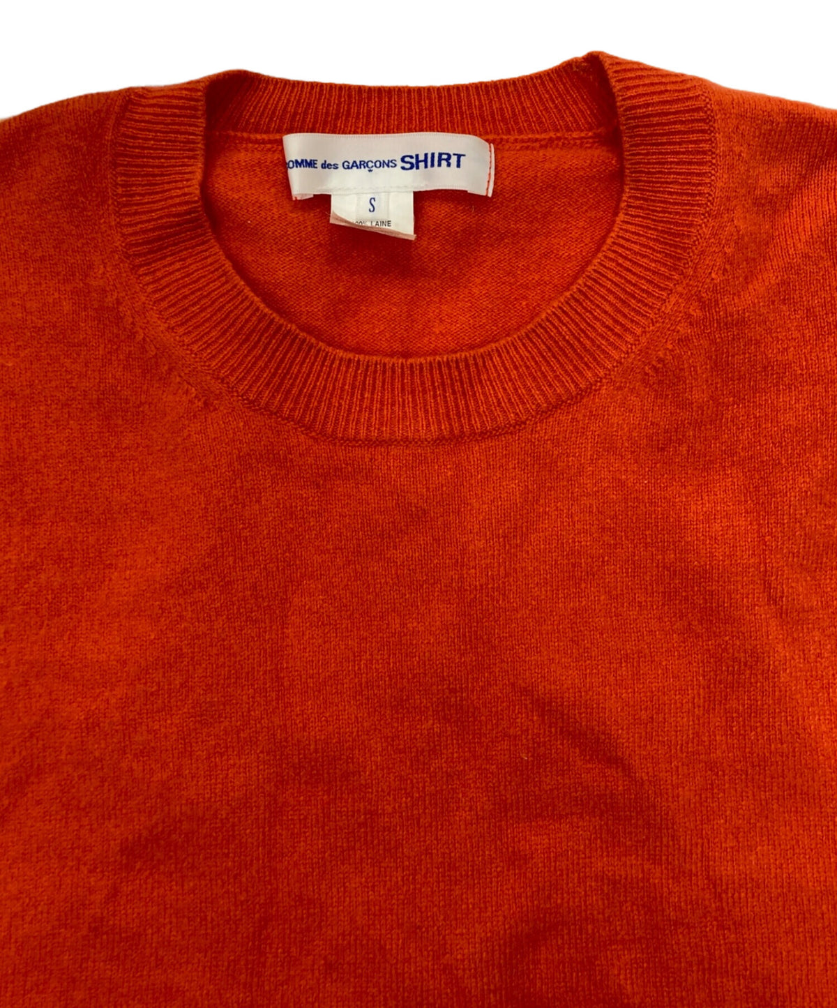 [Pre-owned] COMME des GARCONS SHIRT High Gauge Wool Crew Neck Knit FL-N008