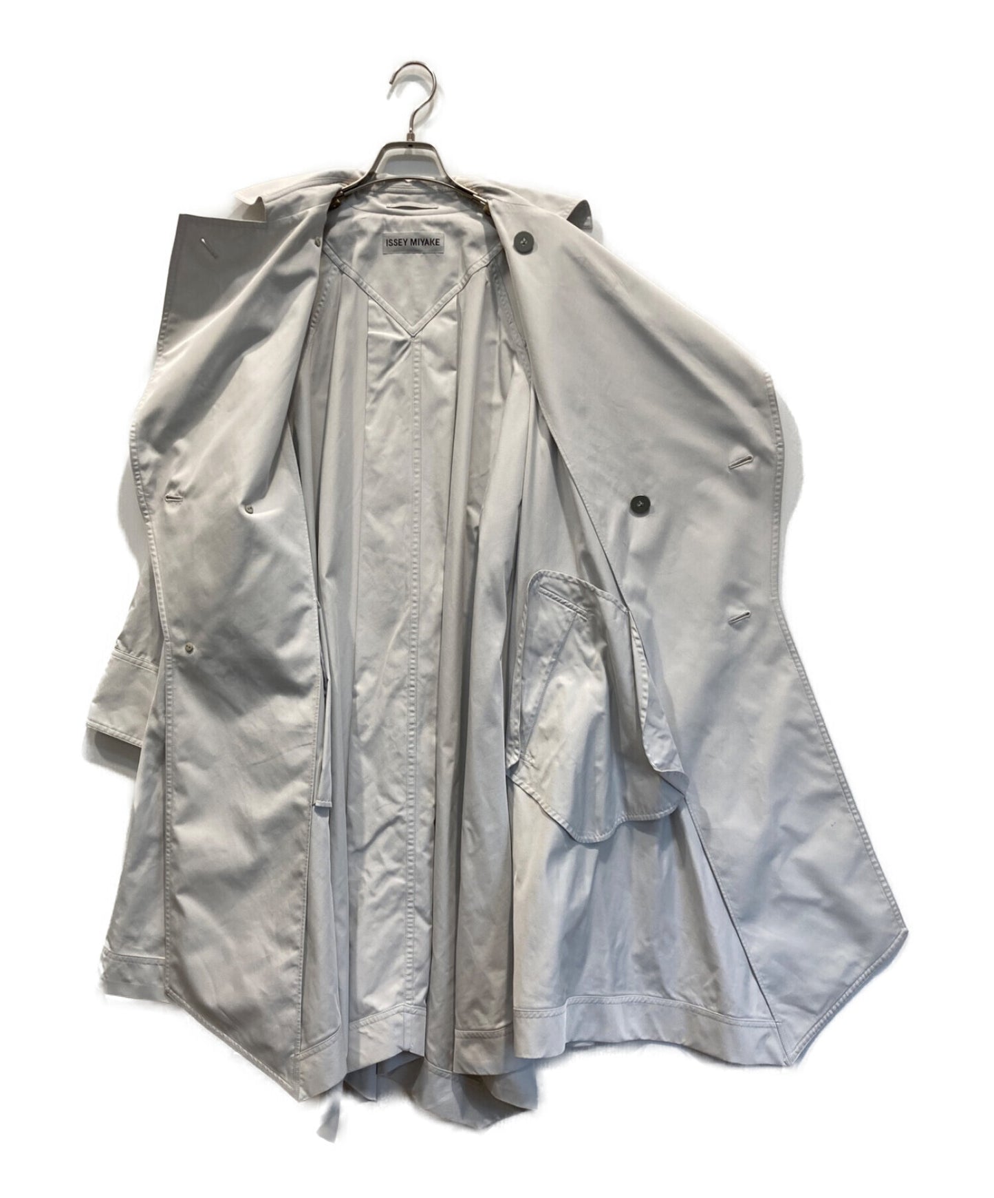 [Pre-owned] ISSEY MIYAKE Trench coat w/ raglan sleeves IM52FA501