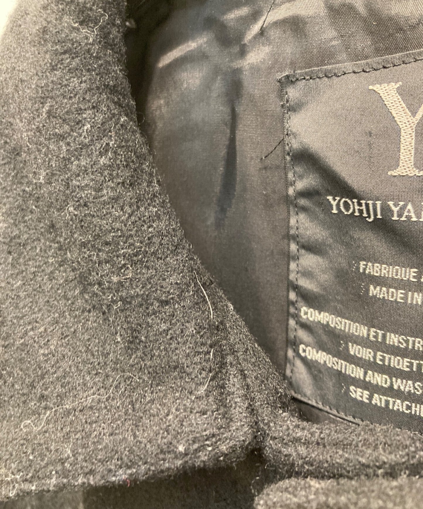 [Pre-owned] YOHJI YAMAMOTO Stenkarrer Coat / Woolen Coat / Long Coat YN-CO2-192