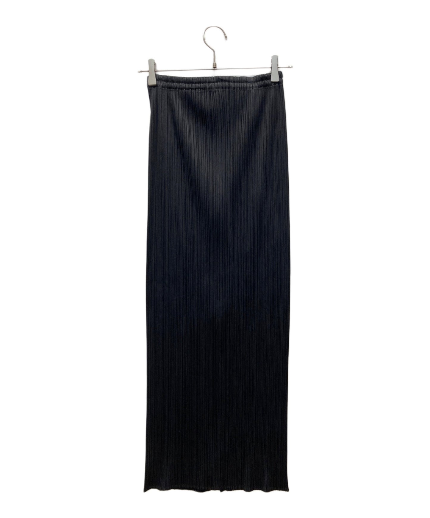 [Pre-owned] PLEATS PLEASE Double Zip Tight Long Skirt PP04-JG370