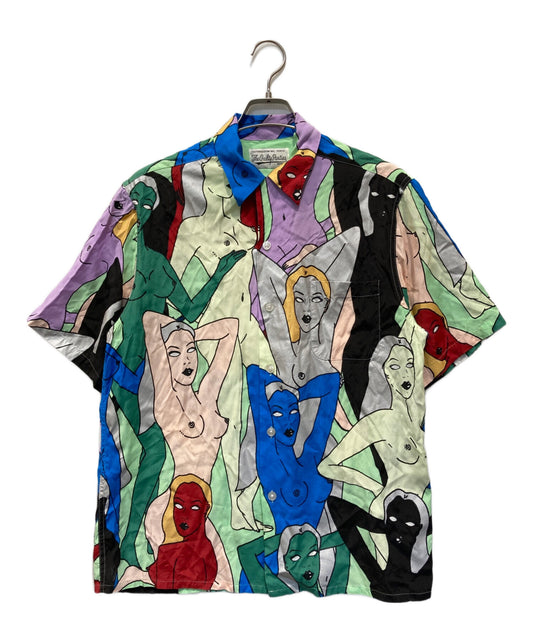 [Pre-owned] WACKO MARIA HAWAIIAN SHIRT S/S/Short Sleeve/Short Sleeve/Complete Pattern 22fwe-wms-hi01