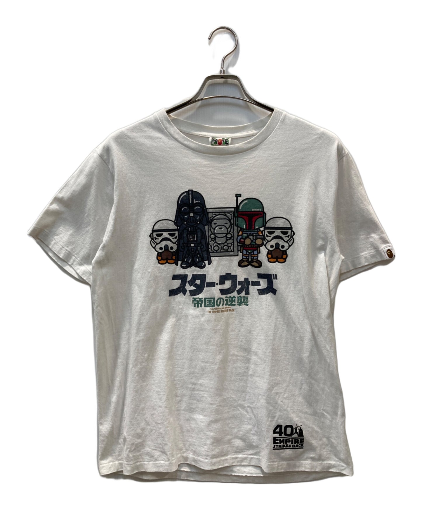 [Pre-owned] A BATHING APE T-shirt / Print T / Short Sleeve Cut and Sewn / Crew Neck / Short Sleeve / Cotton