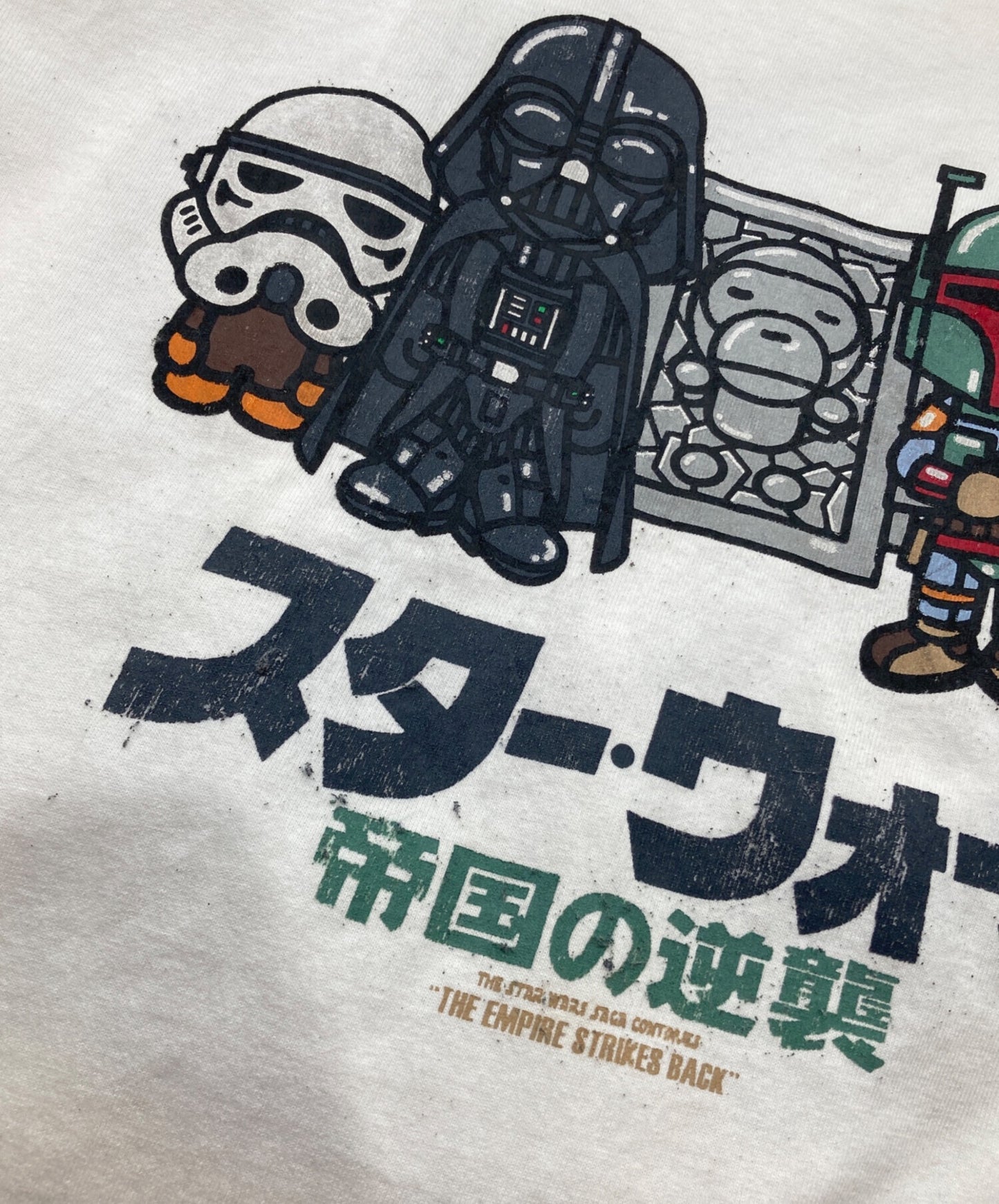 [Pre-owned] A BATHING APE T-shirt / Print T / Short Sleeve Cut and Sewn / Crew Neck / Short Sleeve / Cotton