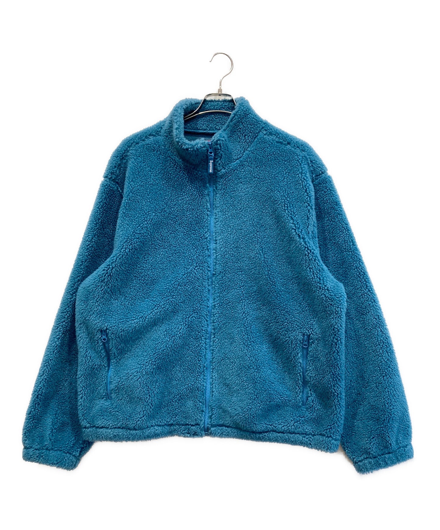 [Pre-owned] SUPREME Star Fleece Jacket Teal