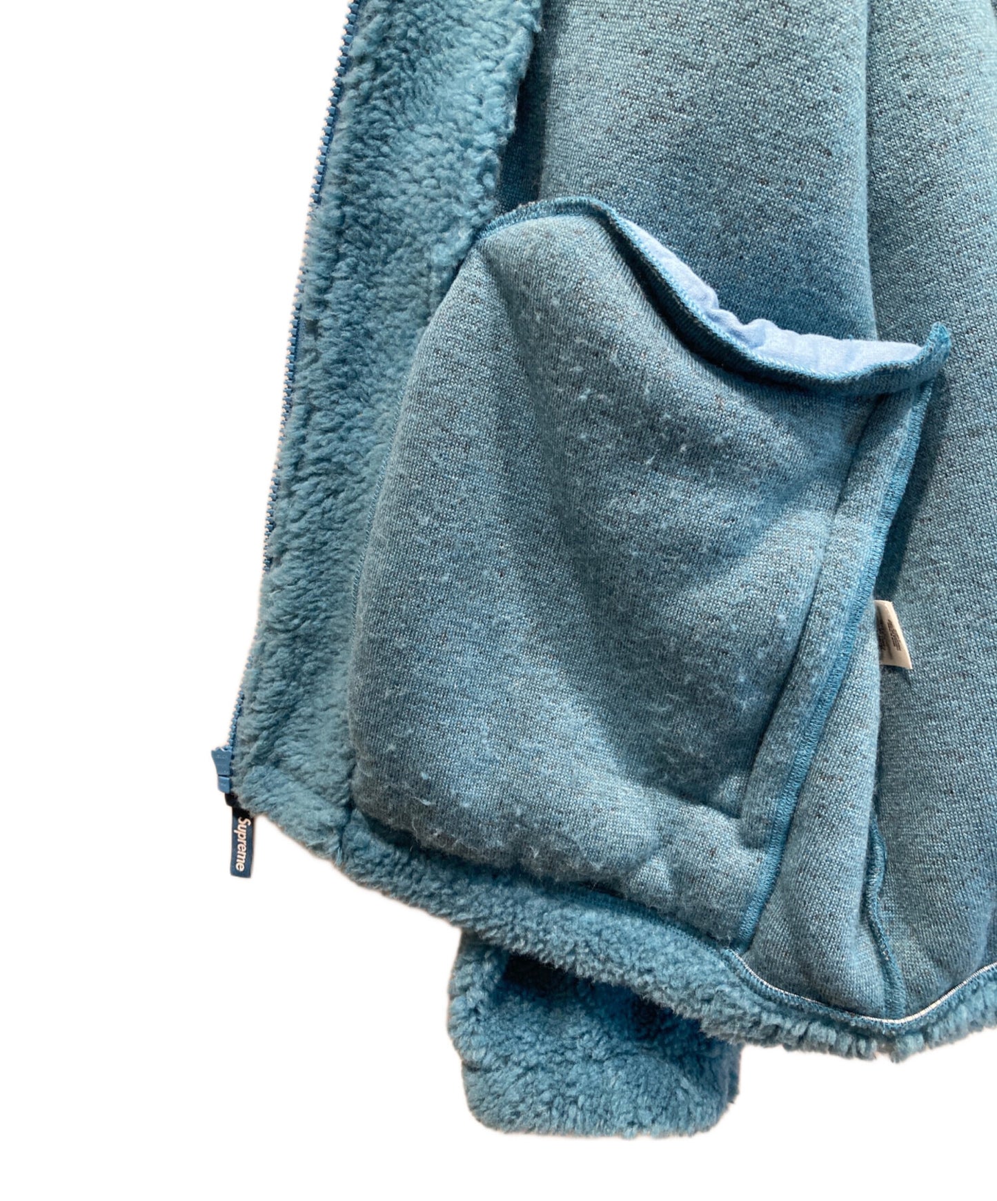 [Pre-owned] SUPREME Star Fleece Jacket Teal
