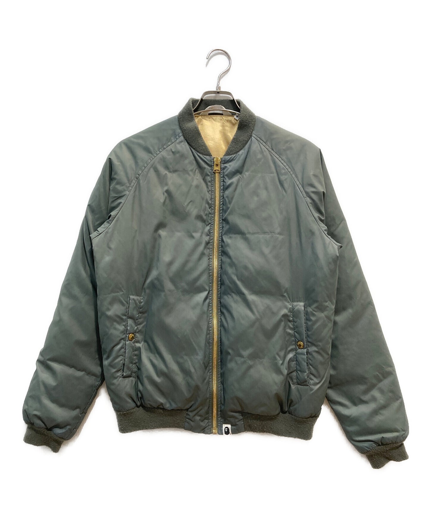 [Pre-owned] A BATHING APE Down MA-1 Jacket / Raglan Sleeve / Nylon
