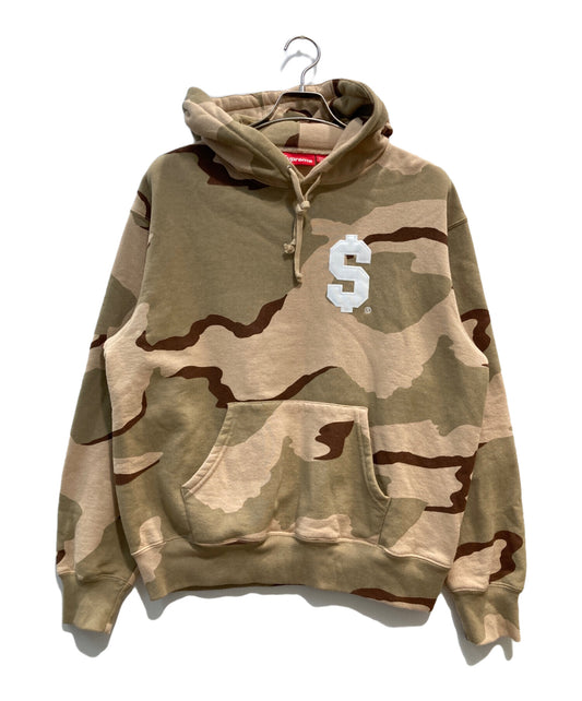 [Pre-owned] SUPREME $HoodedSweatshirt DesertCamo Dollar Hooded Sweatshirt / Hoodie / Long Sleeve / Long Sleeve / Total