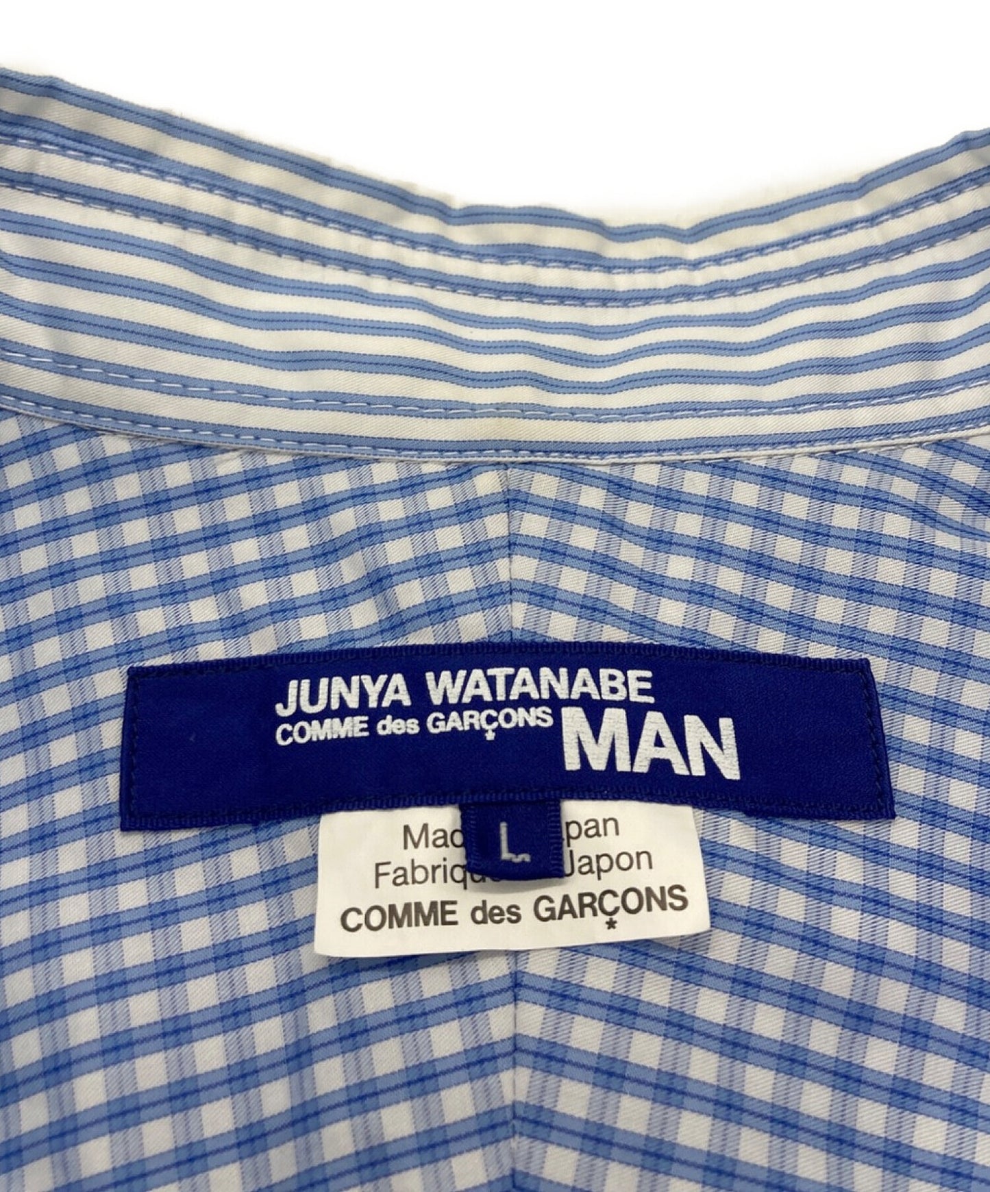 [Pre-owned] COMME des GARCONS JUNYA WATANABE MAN HERVETICA typographic print shirt WG-B007