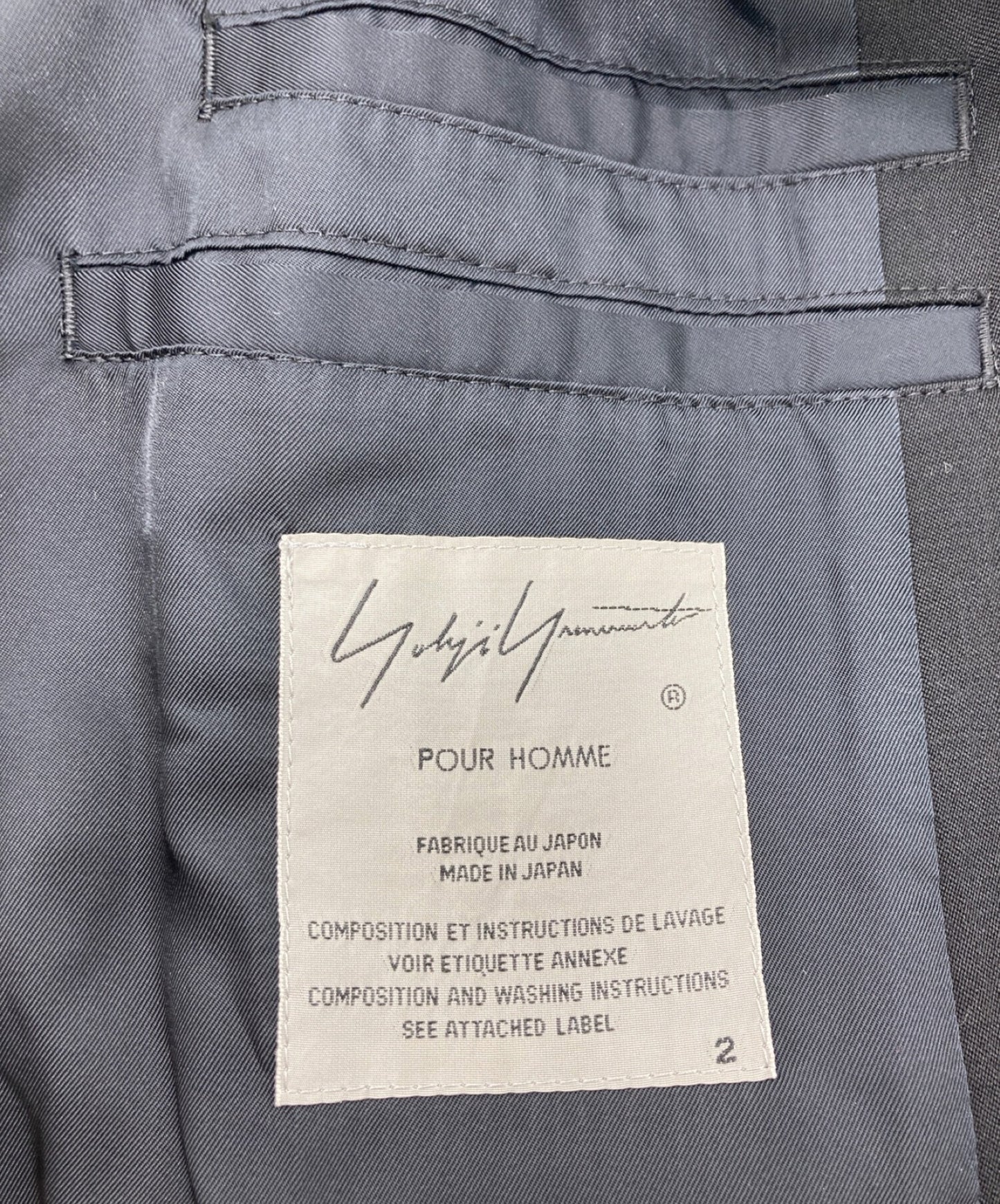 [Pre-owned] Yohji Yamamoto pour homme Long JKT Print B HR-J55-119