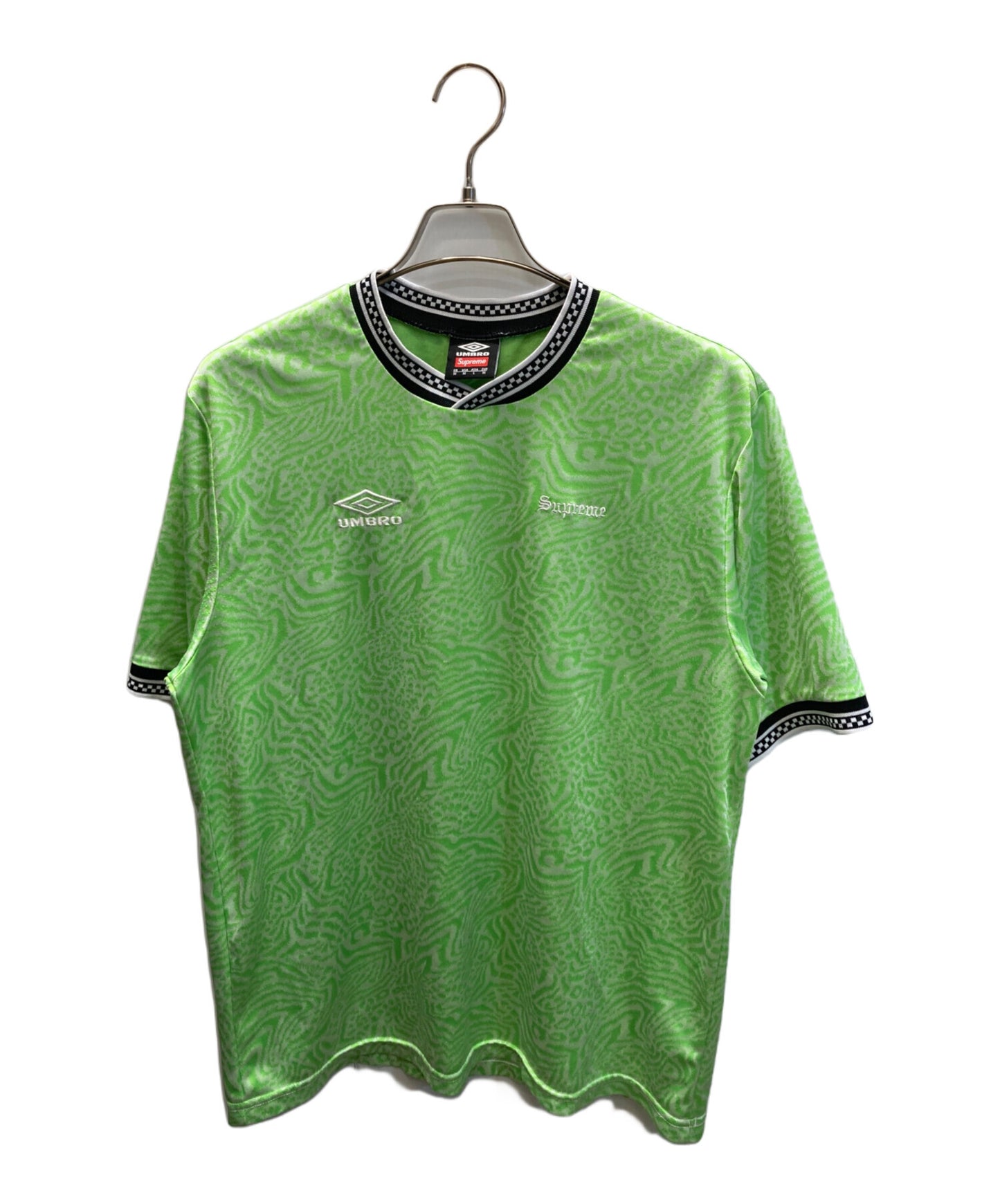[Pre-owned] SUPREME Jacquard Animal Print Soccer Jersey