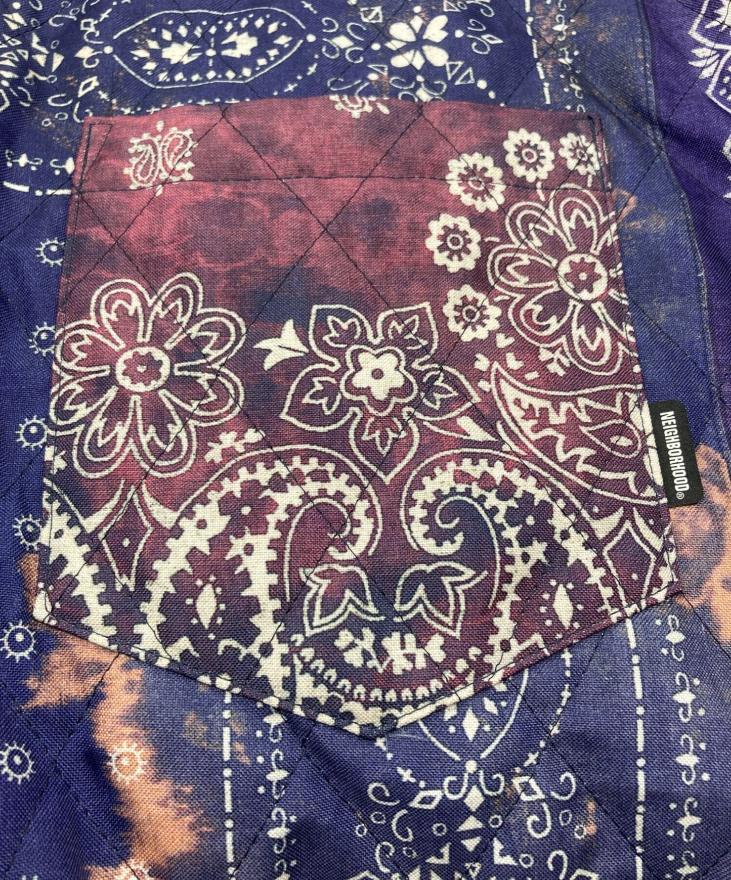 [Pre-owned] NEIGHBORHOOD QUILT-B / E-SHIRT 202AQNH-SHM06