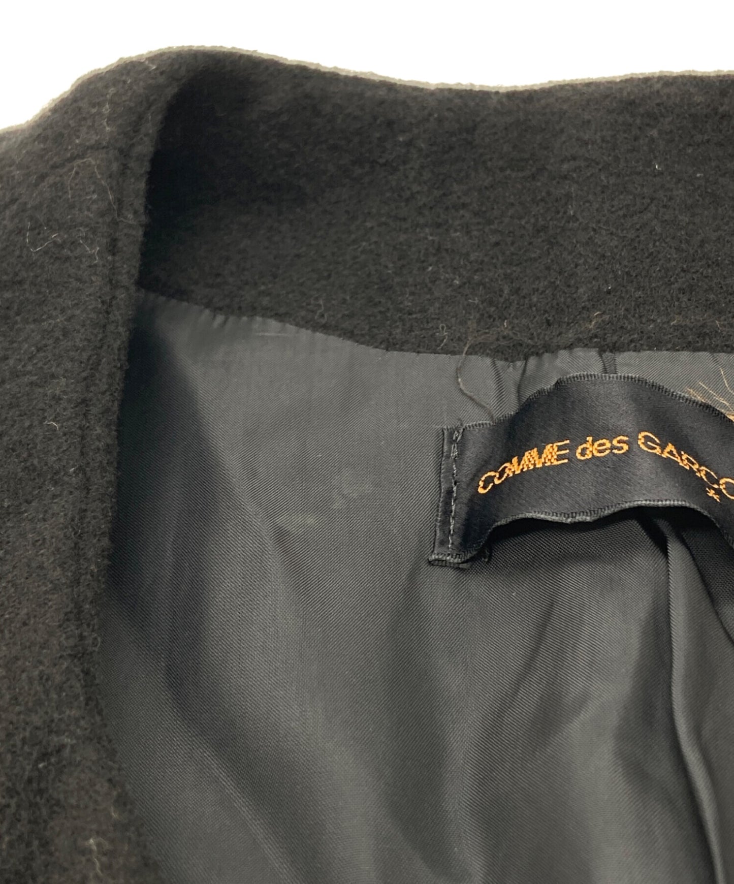 [Pre-owned] COMME des GARCONS collarless flared coat GC-050040