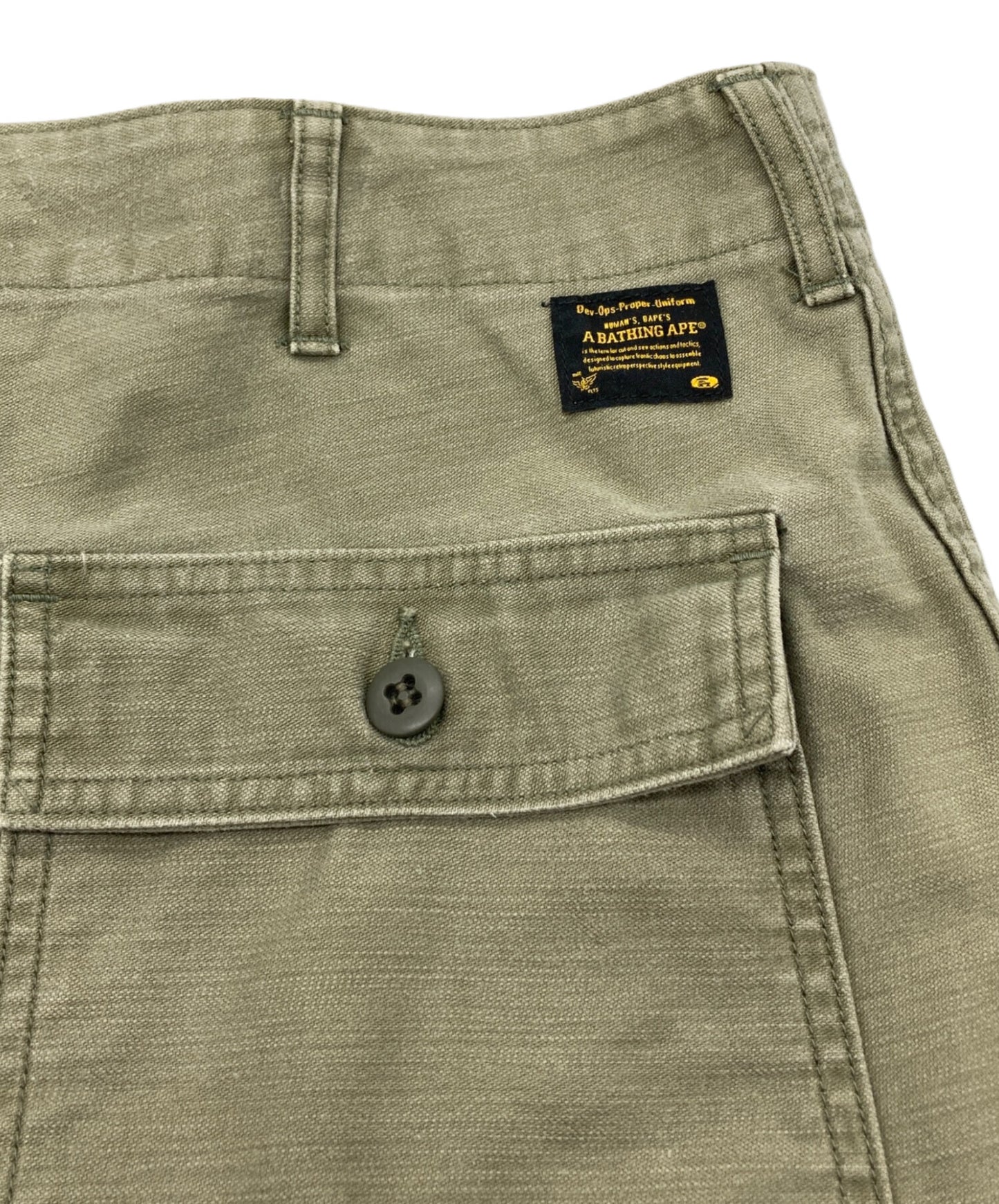 [Pre-owned] A BATHING APE 00's baker pants