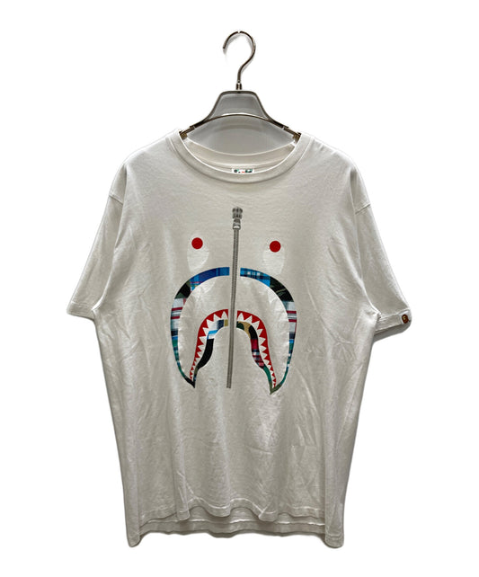 [Pre-owned] A BATHING APE Shark Print T-Shirt 001teg301049x
