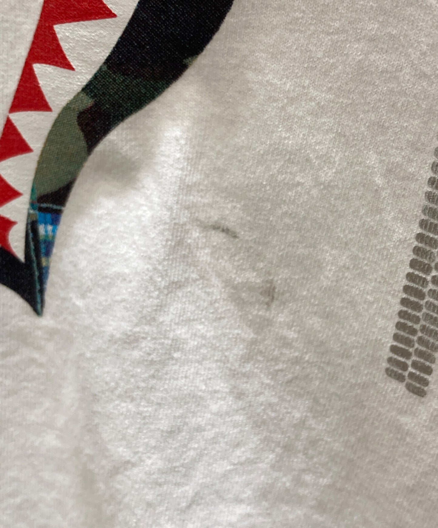 [Pre-owned] A BATHING APE Shark Print T-Shirt 001teg301049x