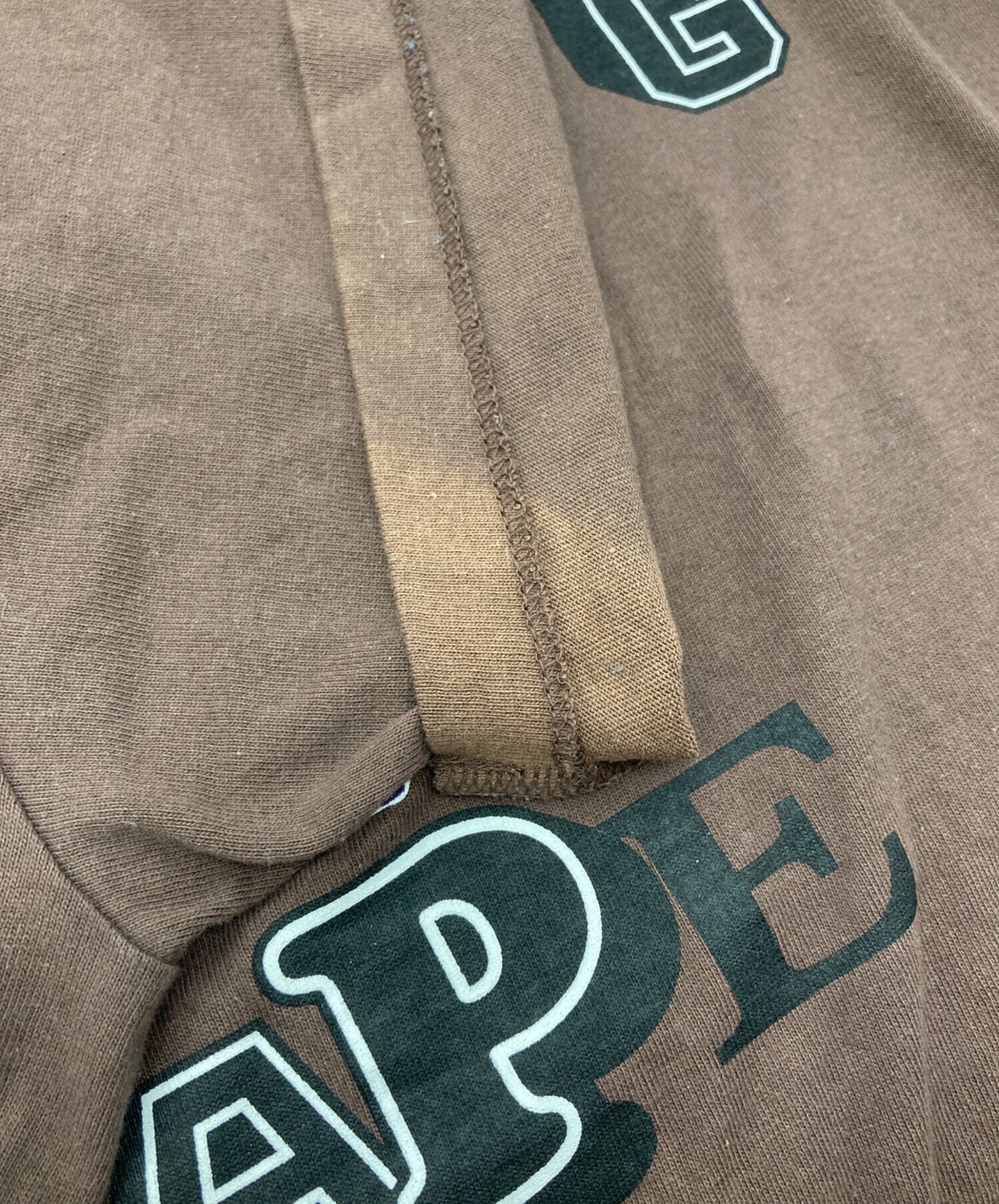 [Pre-owned] A BATHING APE Bape Fans Scart College Tee