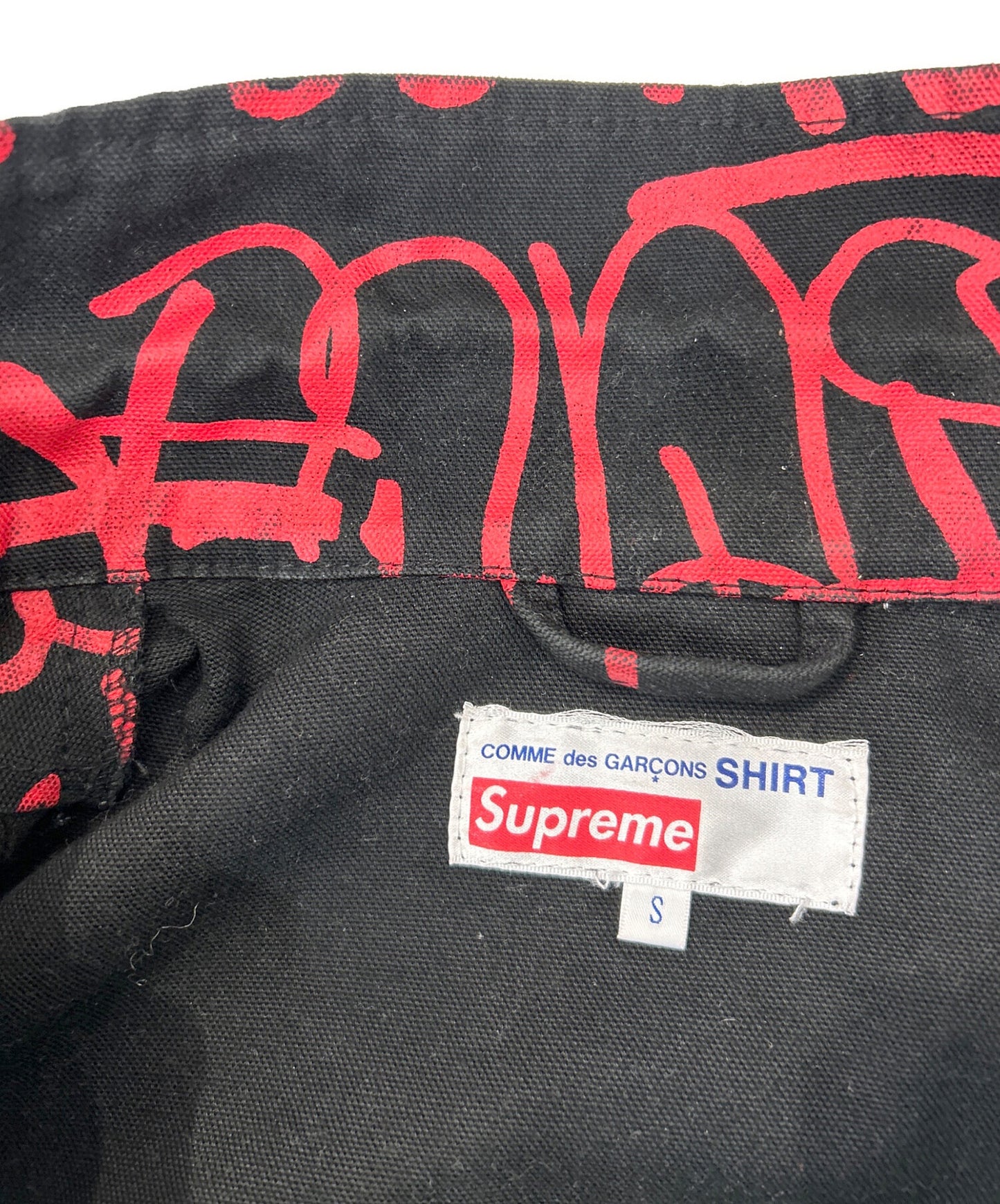 [Pre-owned] SUPREME Painted Canvas Chore Coat