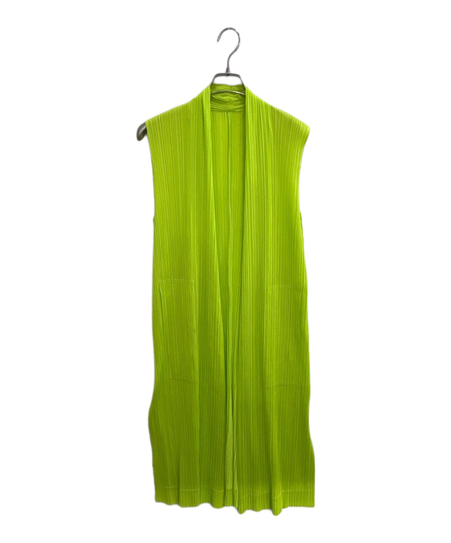 [Pre-owned] PLEATS PLEASE Pleated long vest PP81-JE162