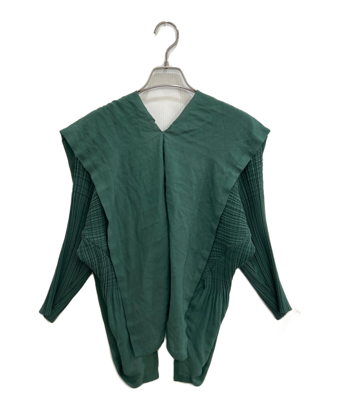 [Pre-owned] ISSEY MIYAKE FETE Pleated deformed bolero cardigan IF95-FJ221