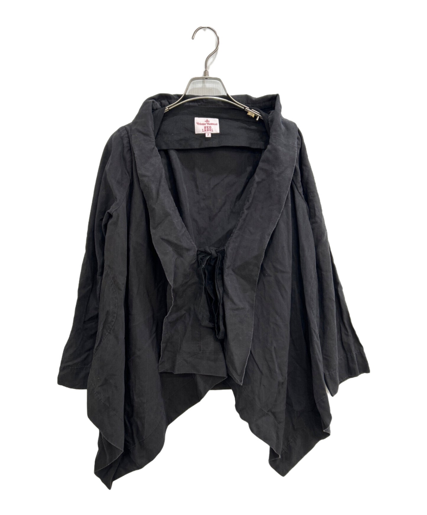 [Pre-owned] Vivienne Westwood RED LABEL Linen blend shaped cardigan