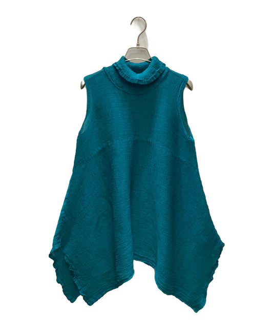 [Pre-owned] me ISSEY MIYAKE Product-dyed processed pleated sleeveless tunic MI93FK222