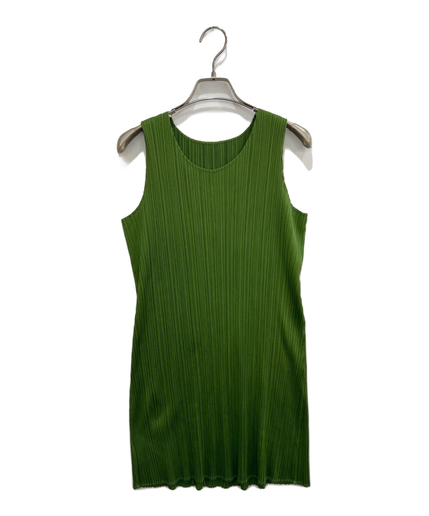 [Pre-owned] PLEATS PLEASE Bare Top & Pleated Sleeveless Blouse PP11-JT533