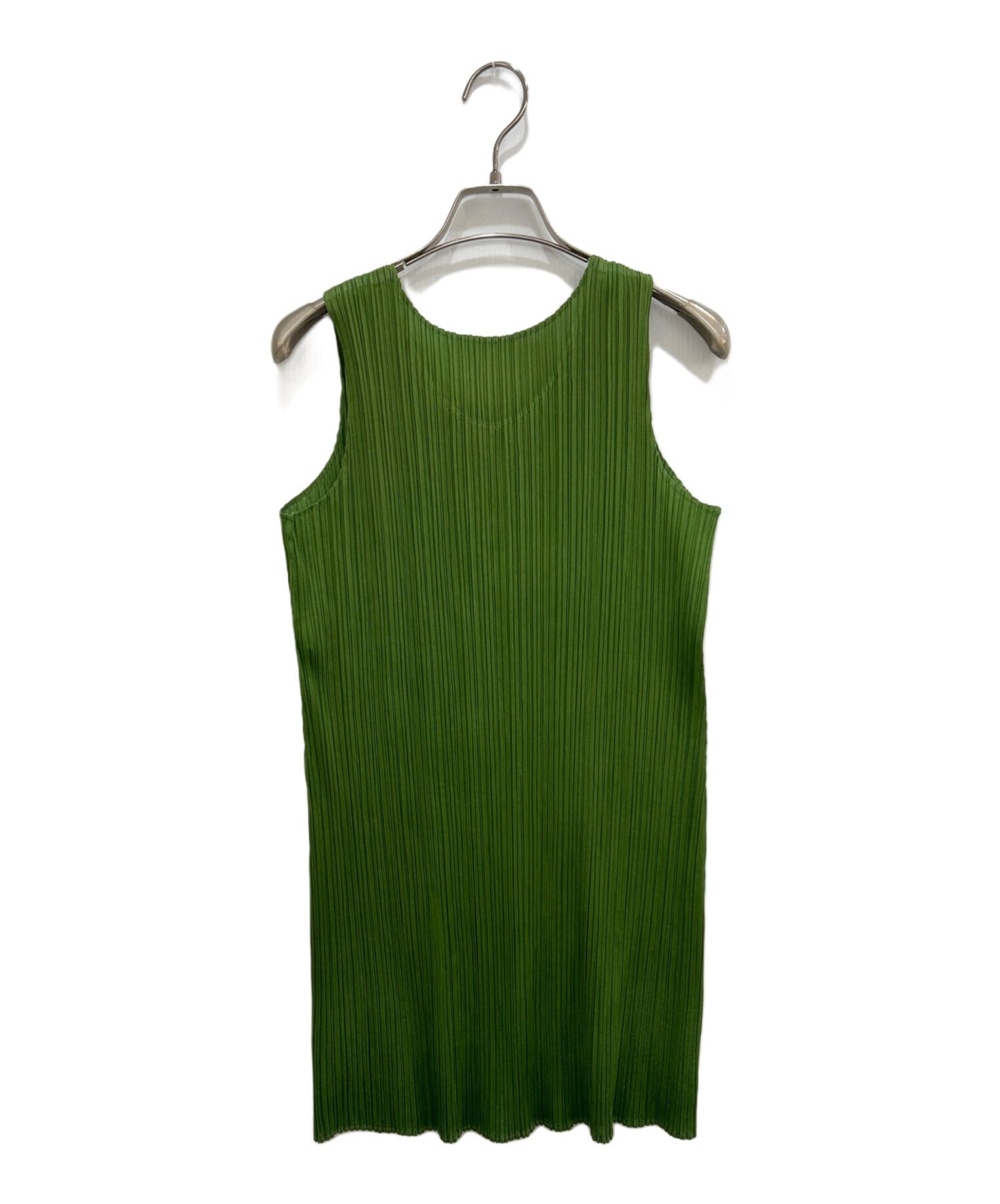 [Pre-owned] PLEATS PLEASE Bare Top & Pleated Sleeveless Blouse PP11-JT533