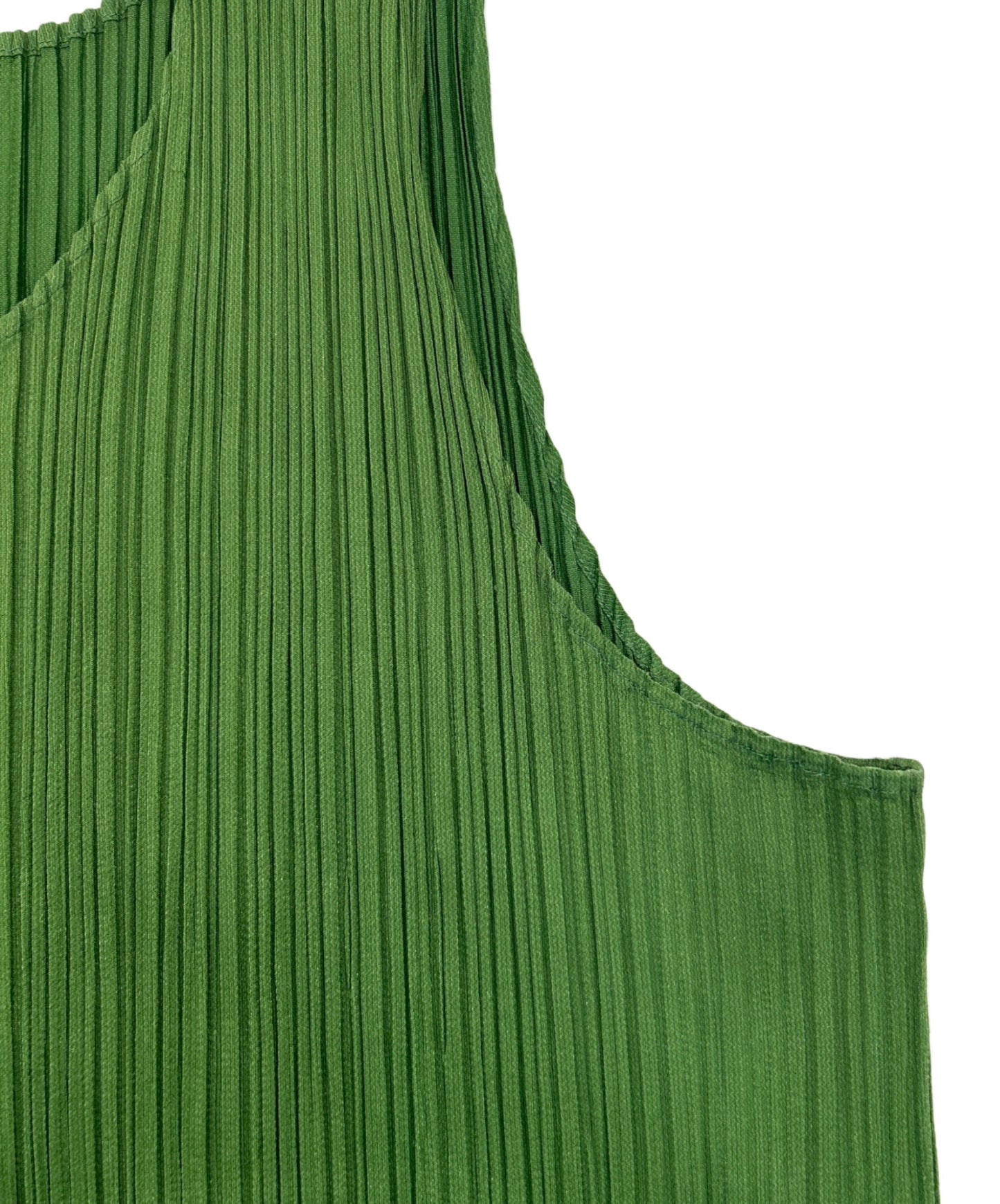 [Pre-owned] PLEATS PLEASE Bare Top & Pleated Sleeveless Blouse PP11-JT533