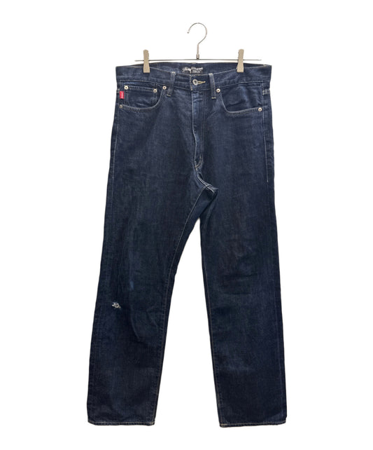 [Pre-owned] stussy ROUGH & RUGGED Back Logo Print Denim Pants