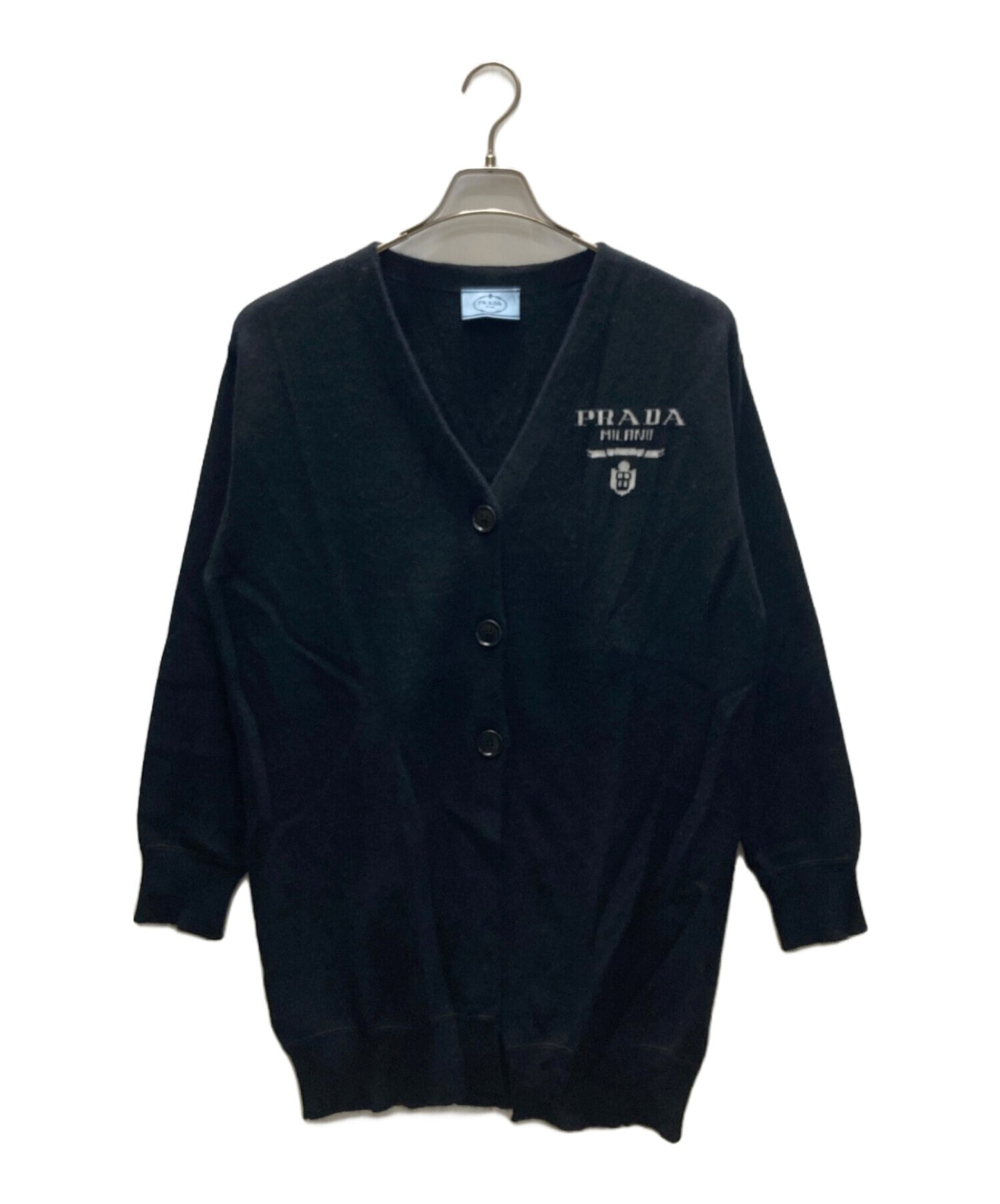 [Pre-owned] PRADA Cashmere-blend knit cardigan P25I86 S212 10F4