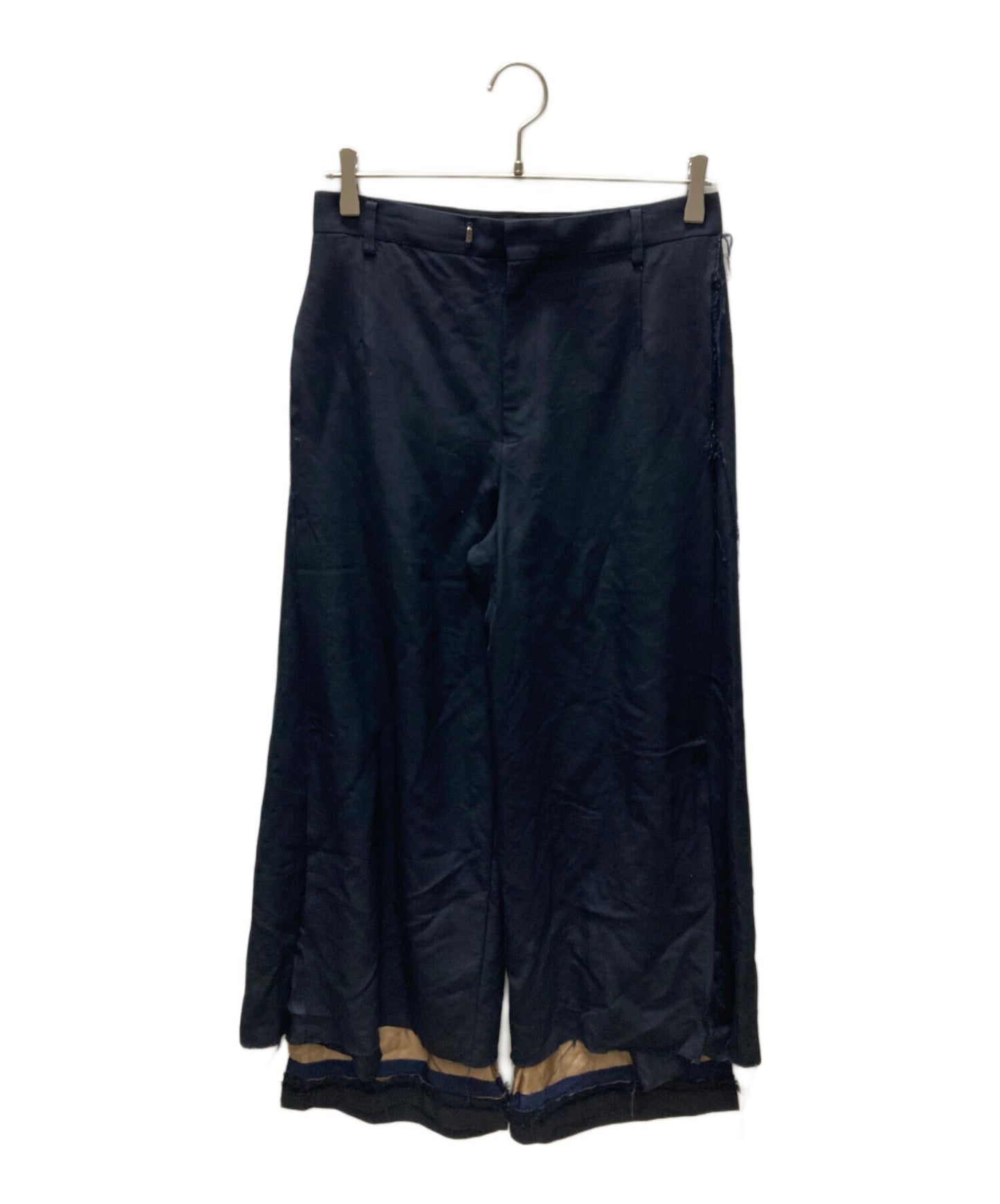 [Pre-owned] UNDERCOVER Mohair gaba side hem tack layered pants UA2B1502