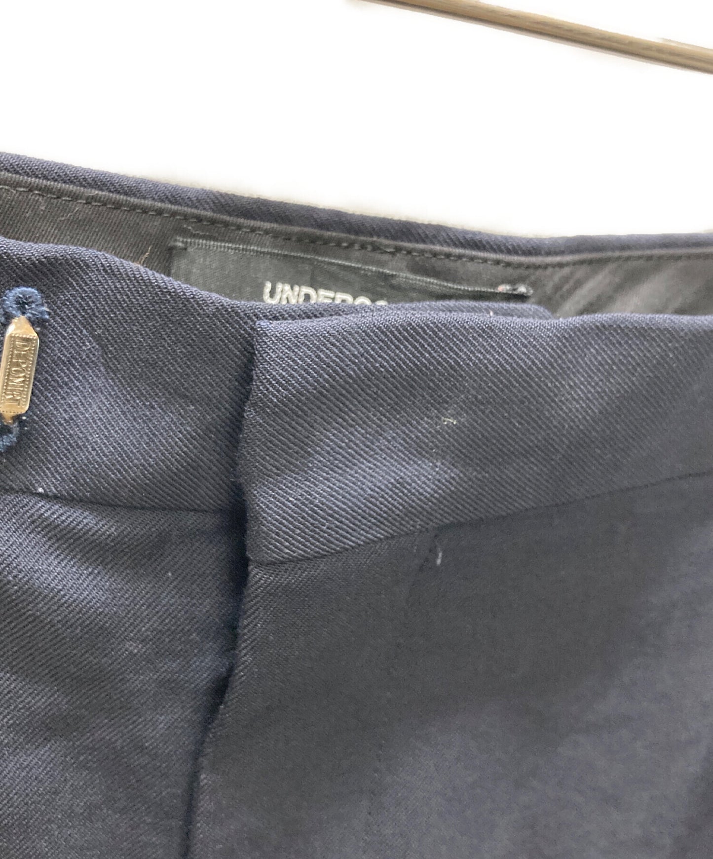 [Pre-owned] UNDERCOVER Mohair gaba side hem tack layered pants UA2B1502