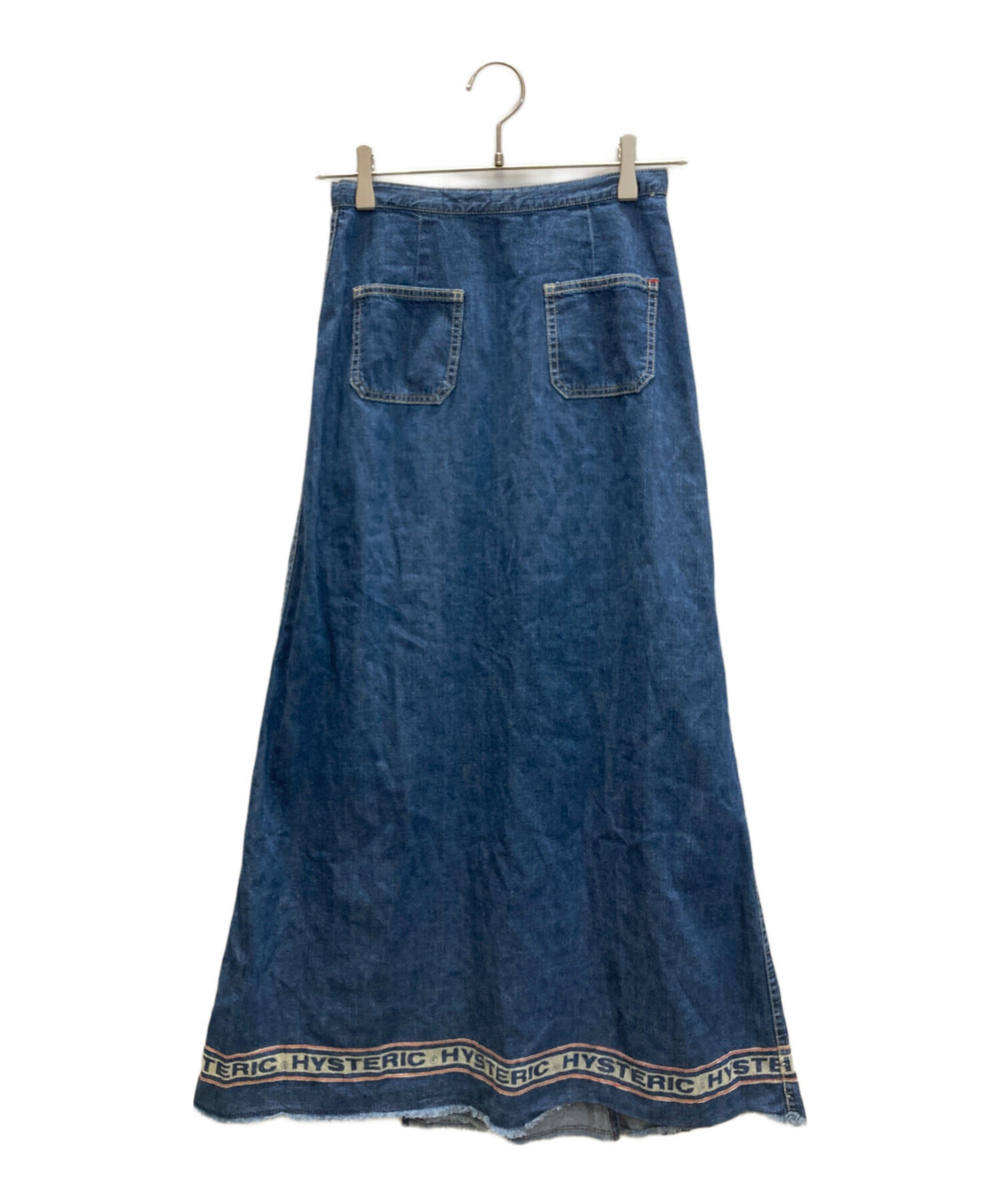 [Pre-owned] Hysteric Glamour Denim Long Wrap Skirt 2AK-9110